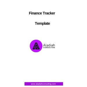 Finance Tracker Template